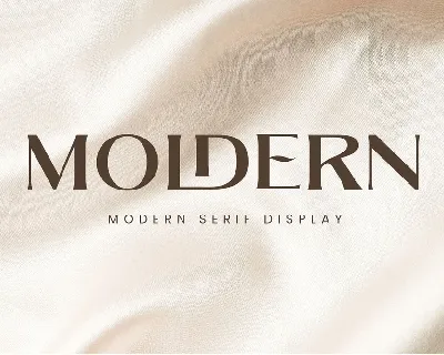 Moldern font