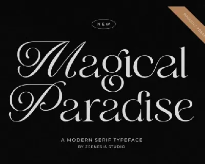 Magical Paradise font