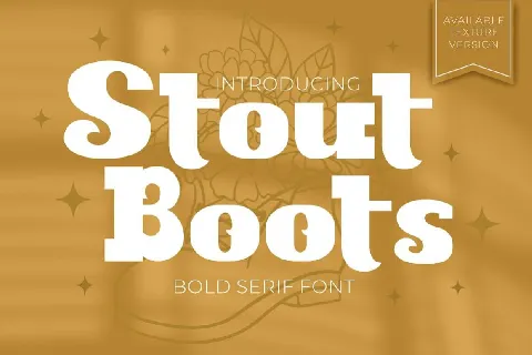 Stout Boots font