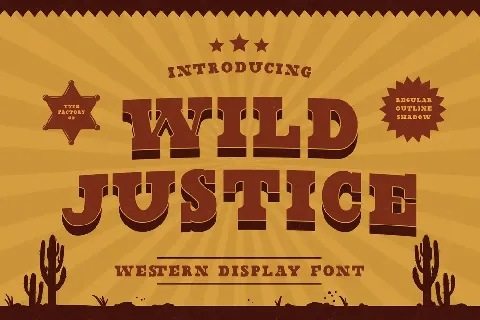 Wild Justice - Free Trial font