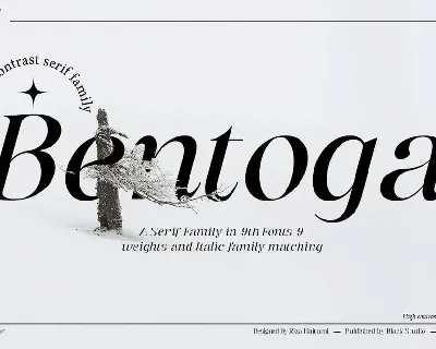 Bentoga Italic font