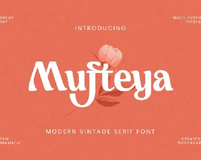 Mufteya Serif font