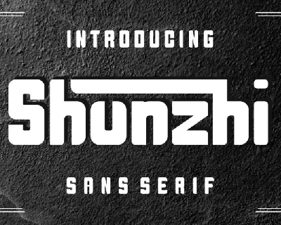 Shunzhi font
