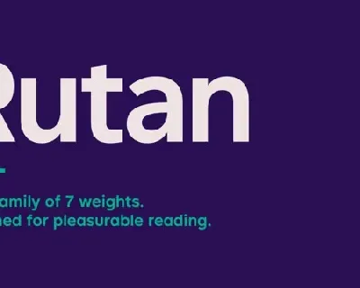 Rutan Family font