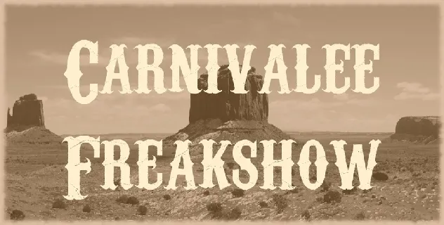 Carnivalee Freakshow font