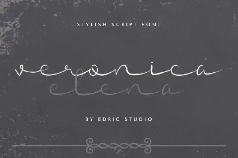 Veronica Elena Script font
