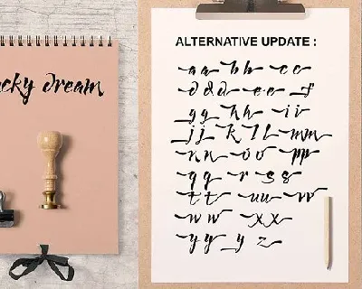 Lucky Dream Script font
