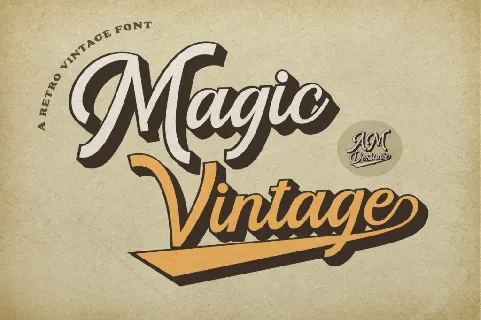 Magic Vintage font