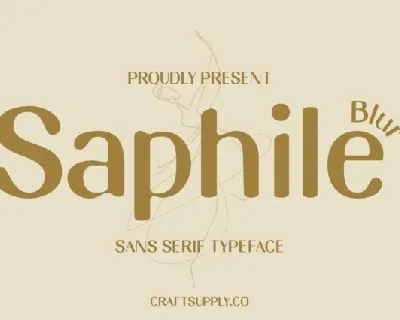Saphile Blur font