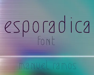 Esporadica font