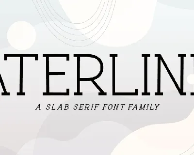 Aterline font