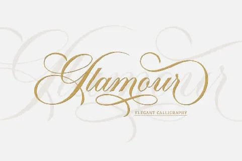 Glamour Free font