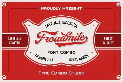 Froadmile font