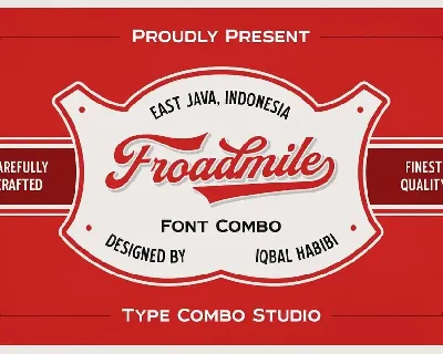 Froadmile font