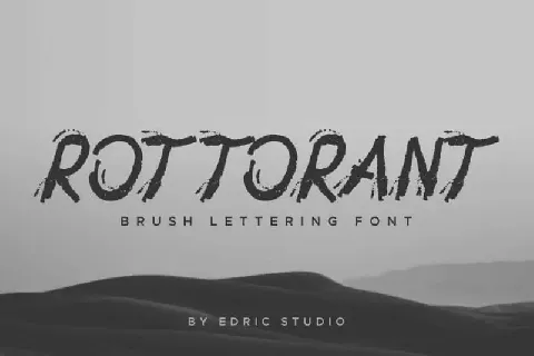 Rottorant Rough font