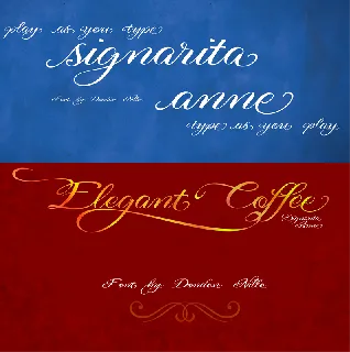 Signarita Anne font