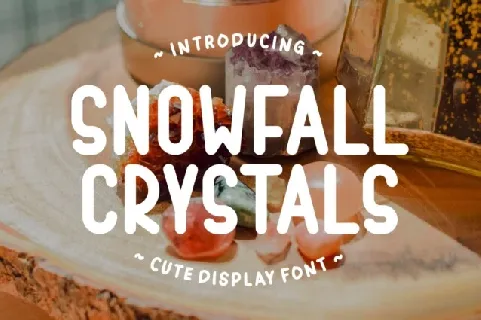 Snowfall Crystals font