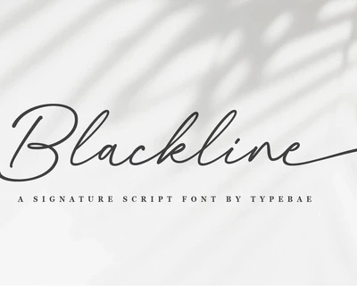 Blackline font