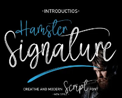 Hamster Signature font