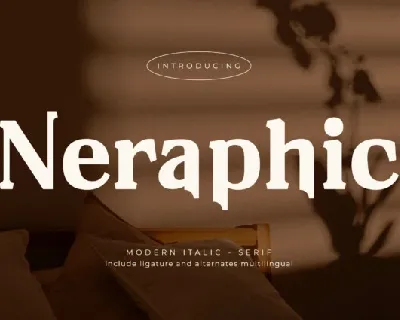 Neraphic font
