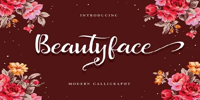 Beautyface font