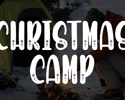 Christmas Camp font