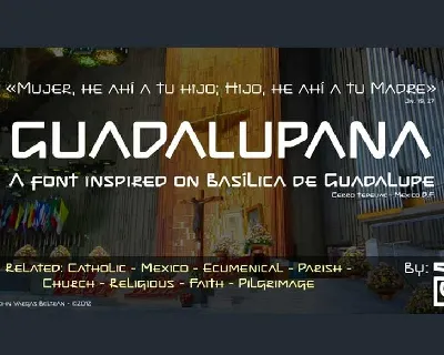 Guadalupana Family font