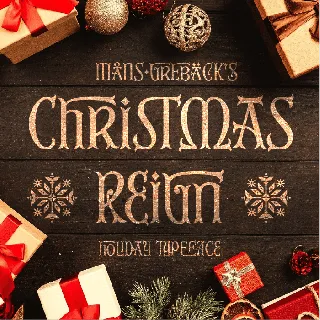 Christmas Reign font