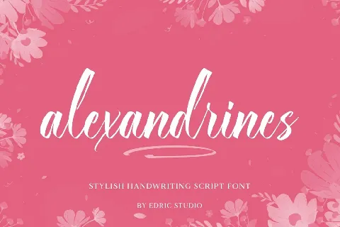 Alexandrines font