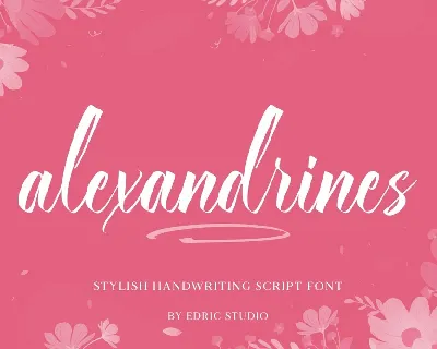 Alexandrines font