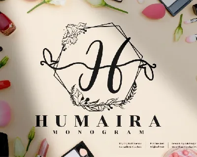 Humaira Monogram font