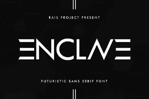 ENCLAVE Display font