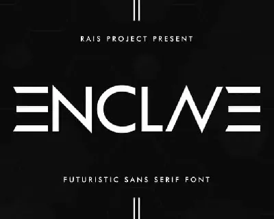ENCLAVE Display font