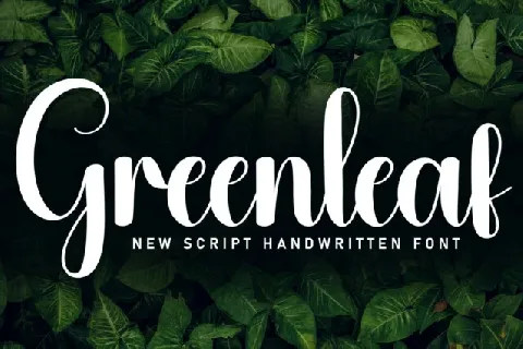 Greenleaf Script font