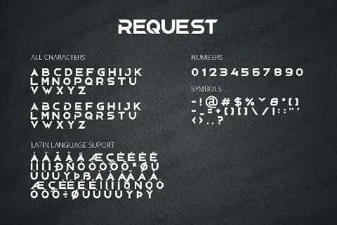Request font