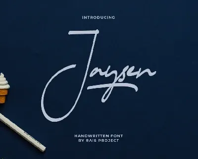 Jaysen Demo font