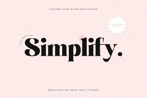 Simplify font