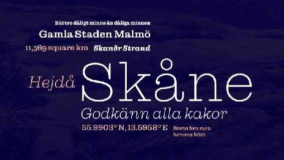 Lagom font