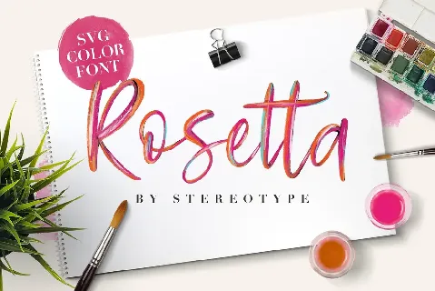 Rosetta SVG Color font