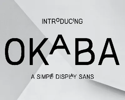 Okaba font
