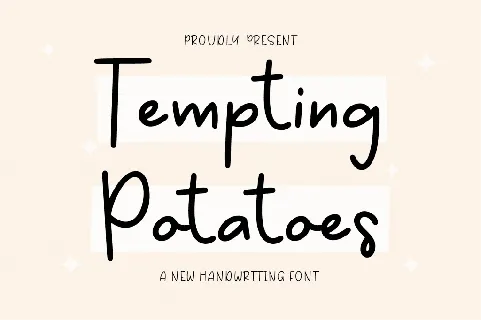 Tempting Potatoes font