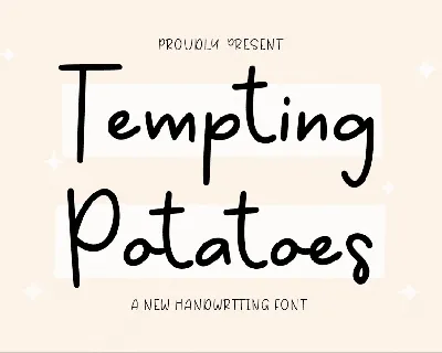 Tempting Potatoes font