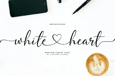 White Heart DEMO font