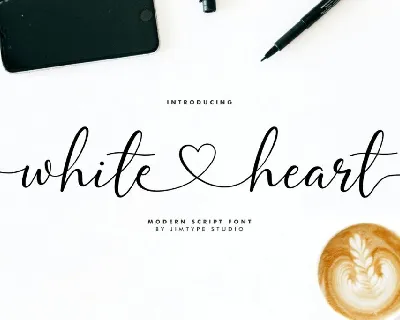 White Heart DEMO font