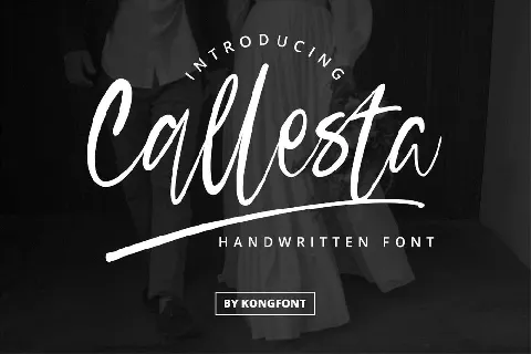 Callesta font