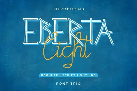 Eberta Light Demo font