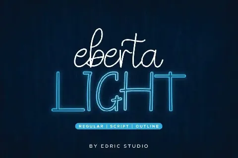 Eberta Light Demo font