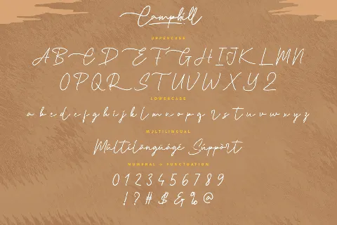 Camphill Demo font