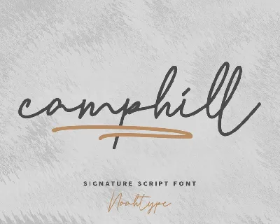 Camphill Demo font