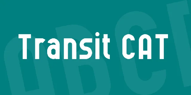 Transit CAT font